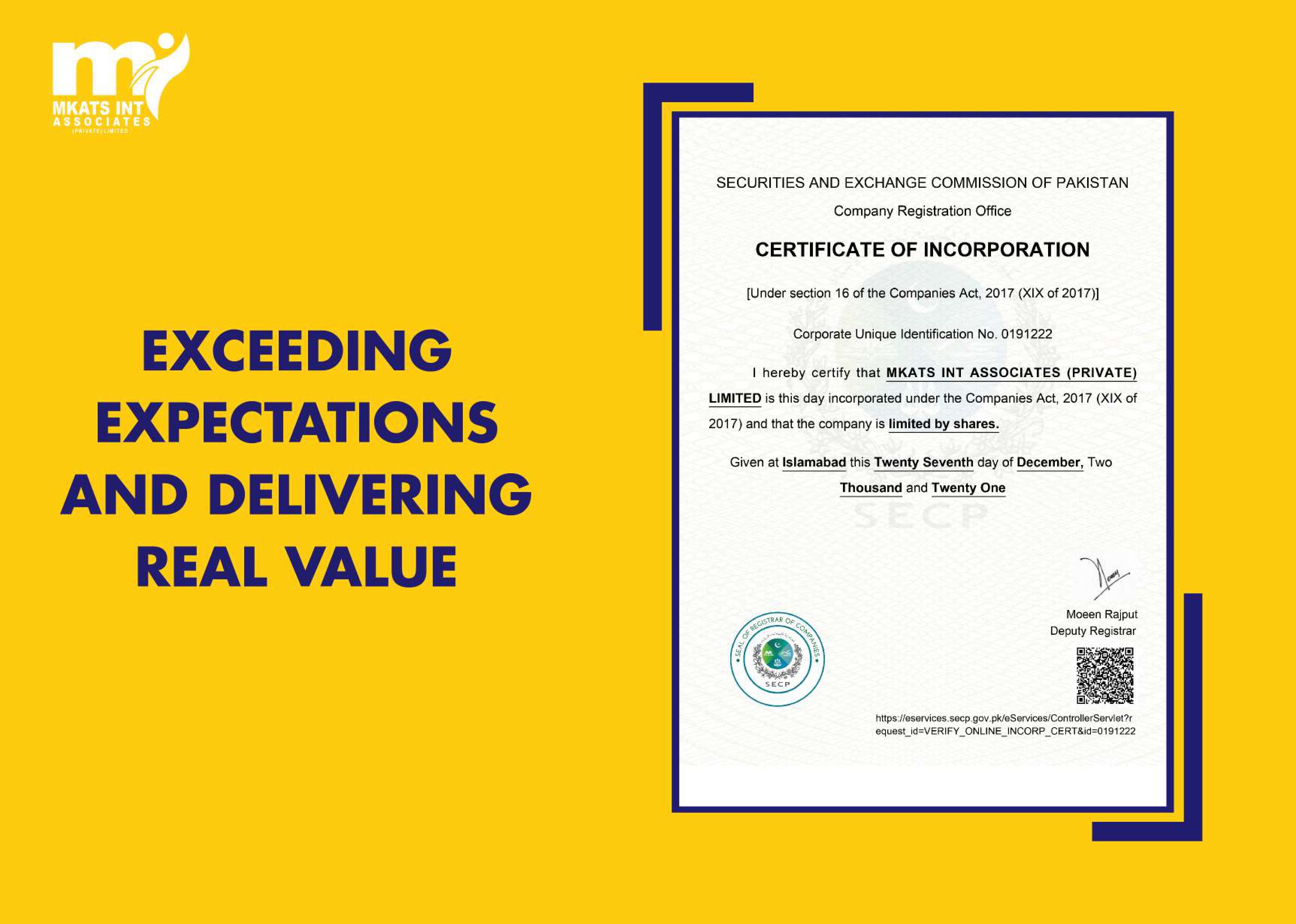 Certificate 1